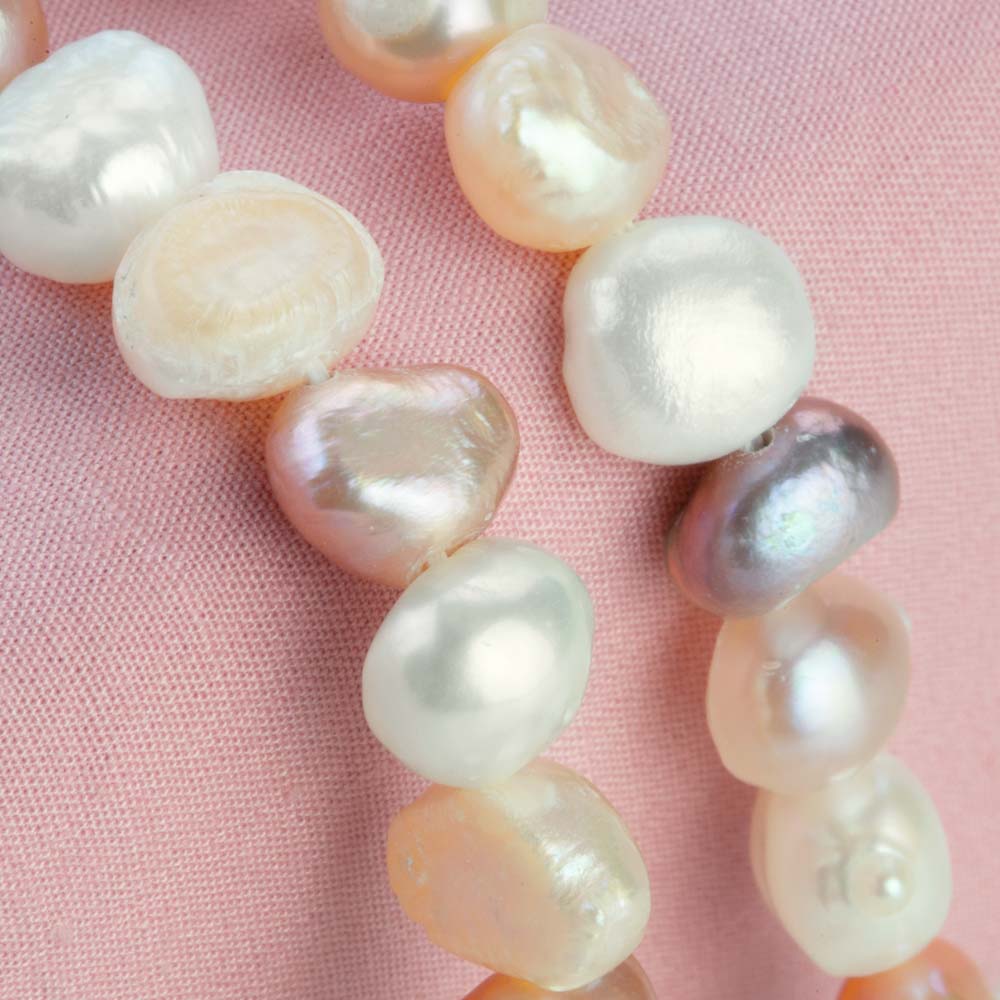 Perles d’Eau Douce (7 - 9 mm ) Mix Color (45 pièces)