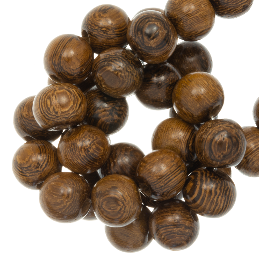 Perles en Bois (8 mm) Robles (52 pièces)