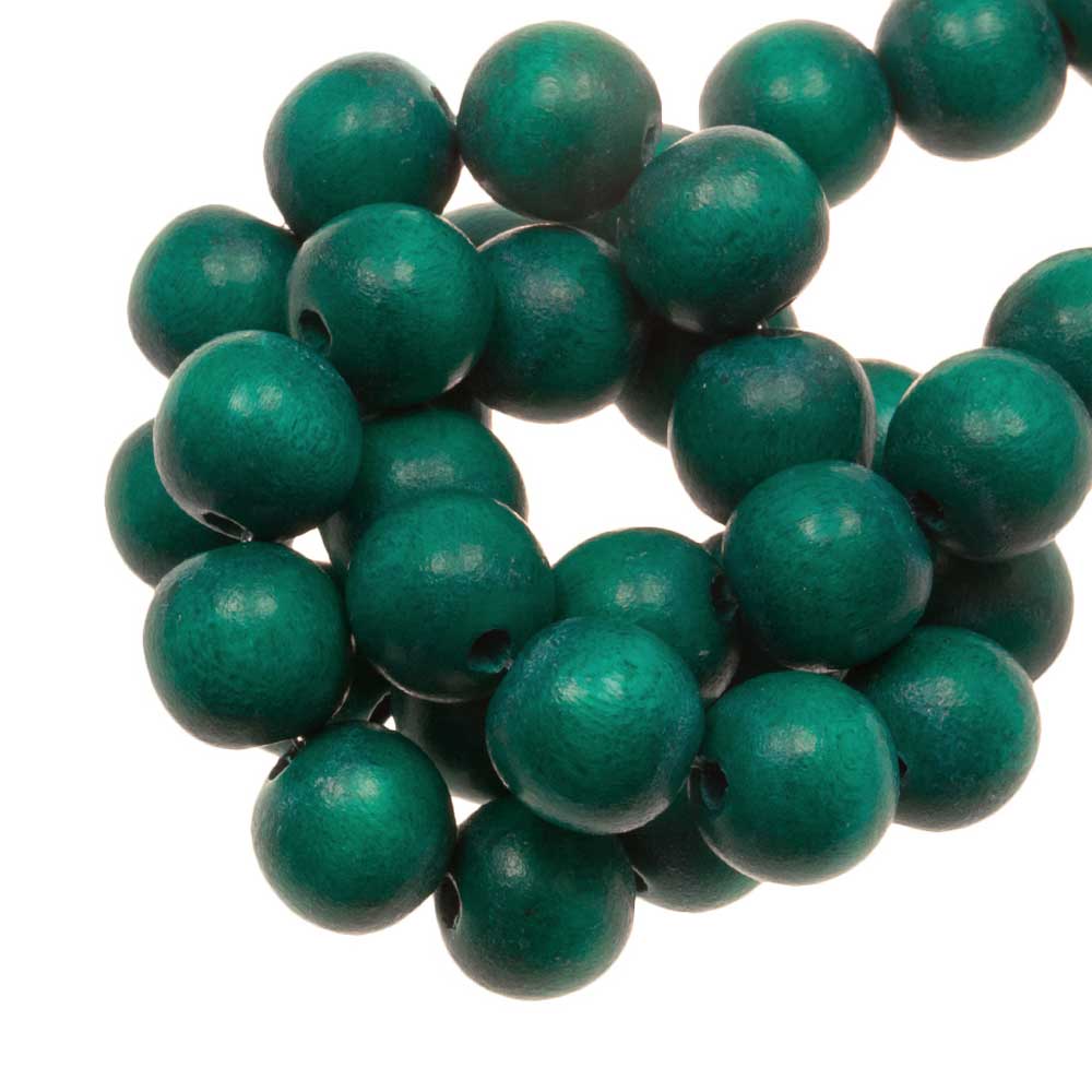 Perles en Bois Look Vintage (8 mm) Malachite (104 pièces)