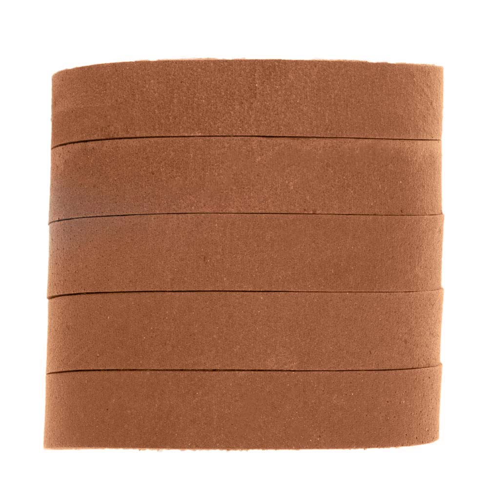 Lacet Cuir Plat (10 x 2 mm) Natural Dye Sierra Brown (1 mètre)