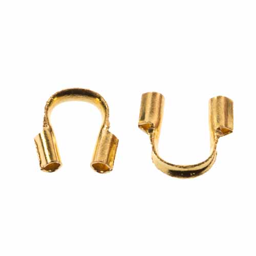 Protèges Fil Acier Inoxydable  (4.5 x 4 mm) Or (10 pièces)