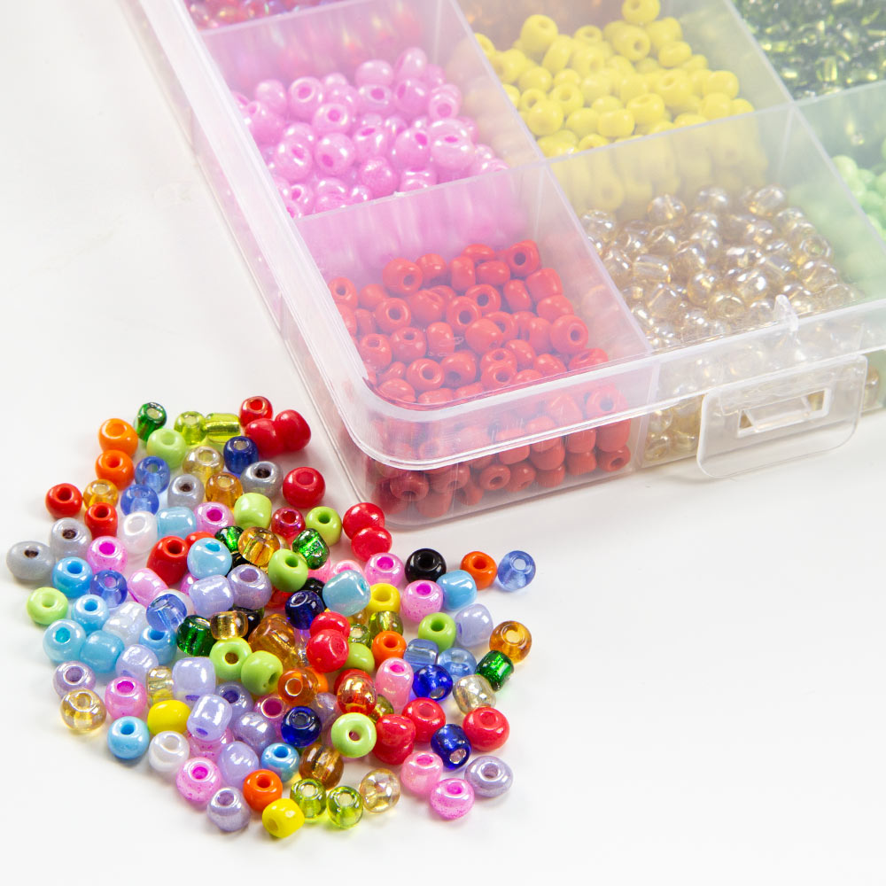 Assortiment XL - Rocailles (4 mm / 24 x 12 grammes) Mix Color
