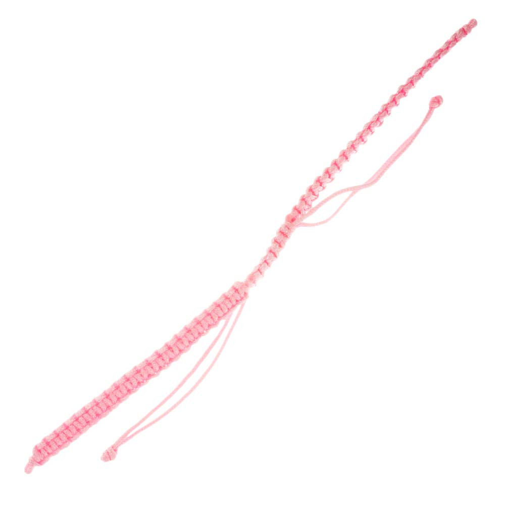 DIY Bracelet - Cordon Nylon Tressé Réglable (15 cm) Pink (1 pièce)