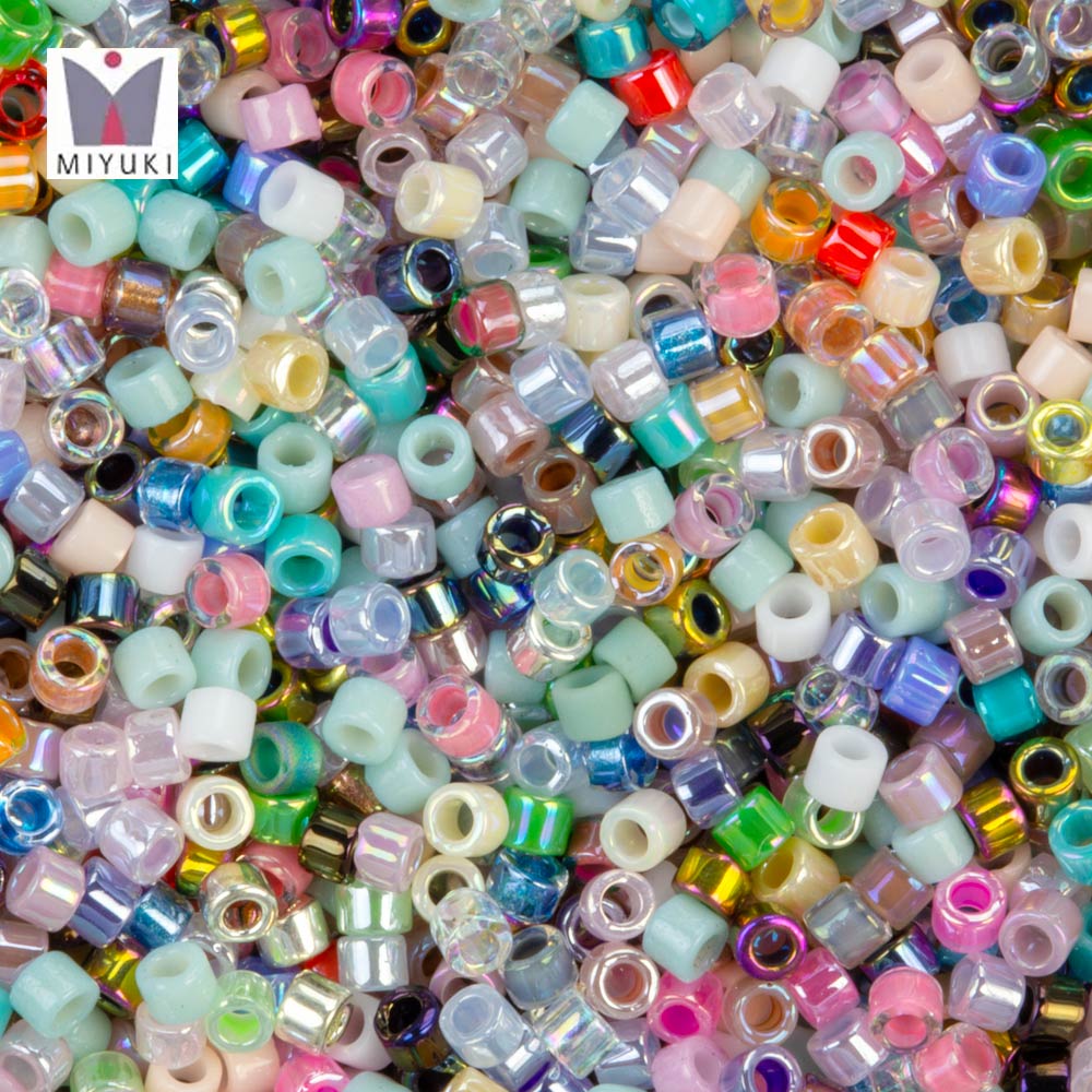 Perles Miyuki Delica (11/0) Mix Color (2.8 grammes)